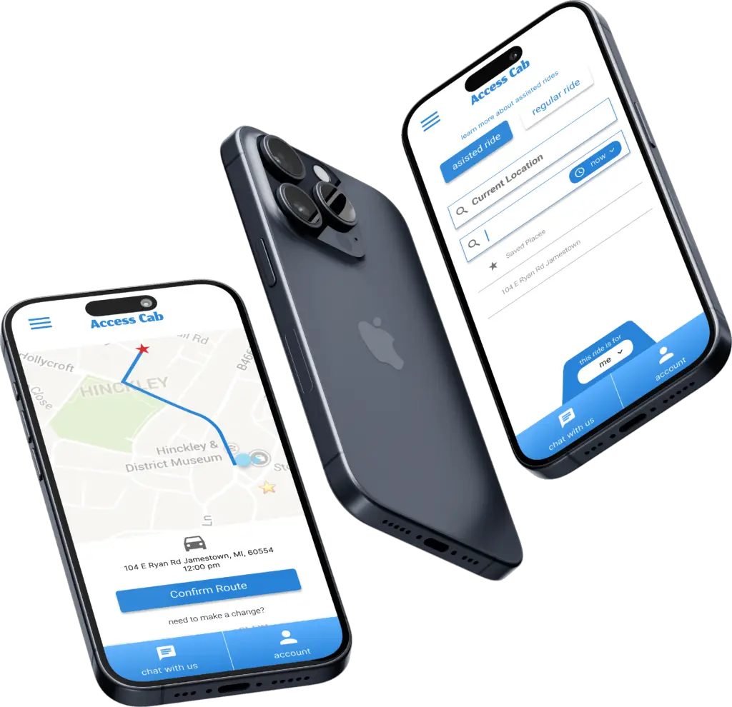Access Cab app and website
